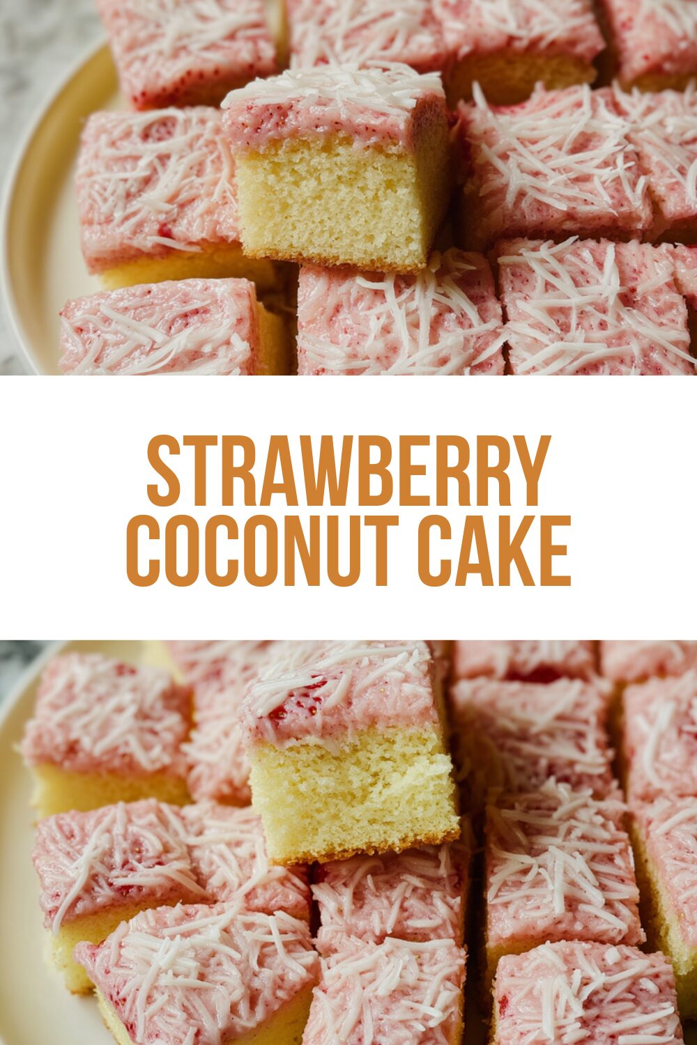 Strawberry Coconut Cake