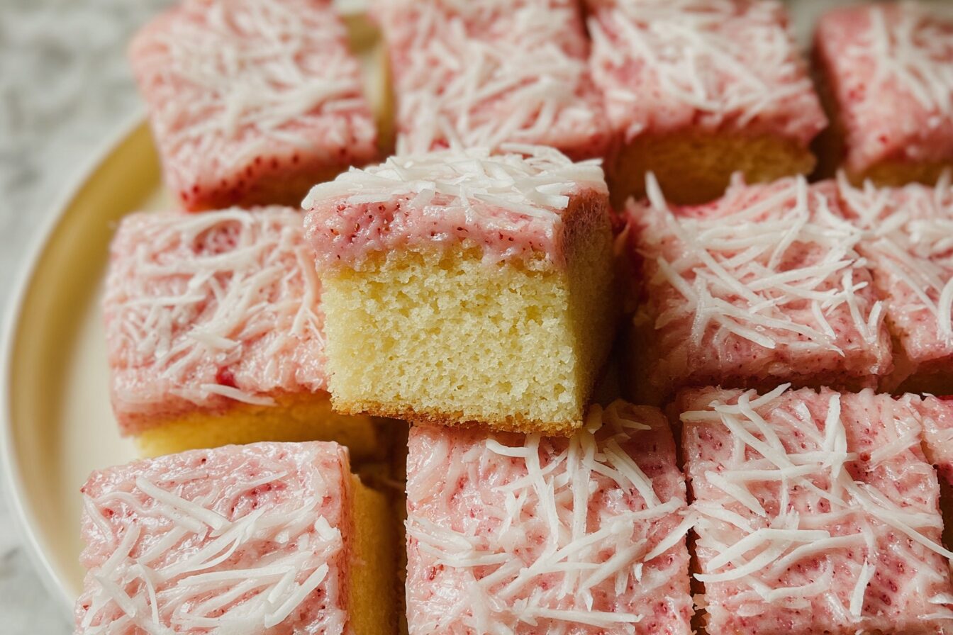 Strawberry Coconut Cake