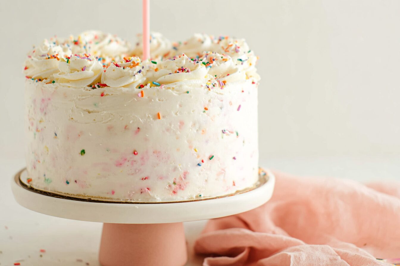 Strawberry Funfetti Cake