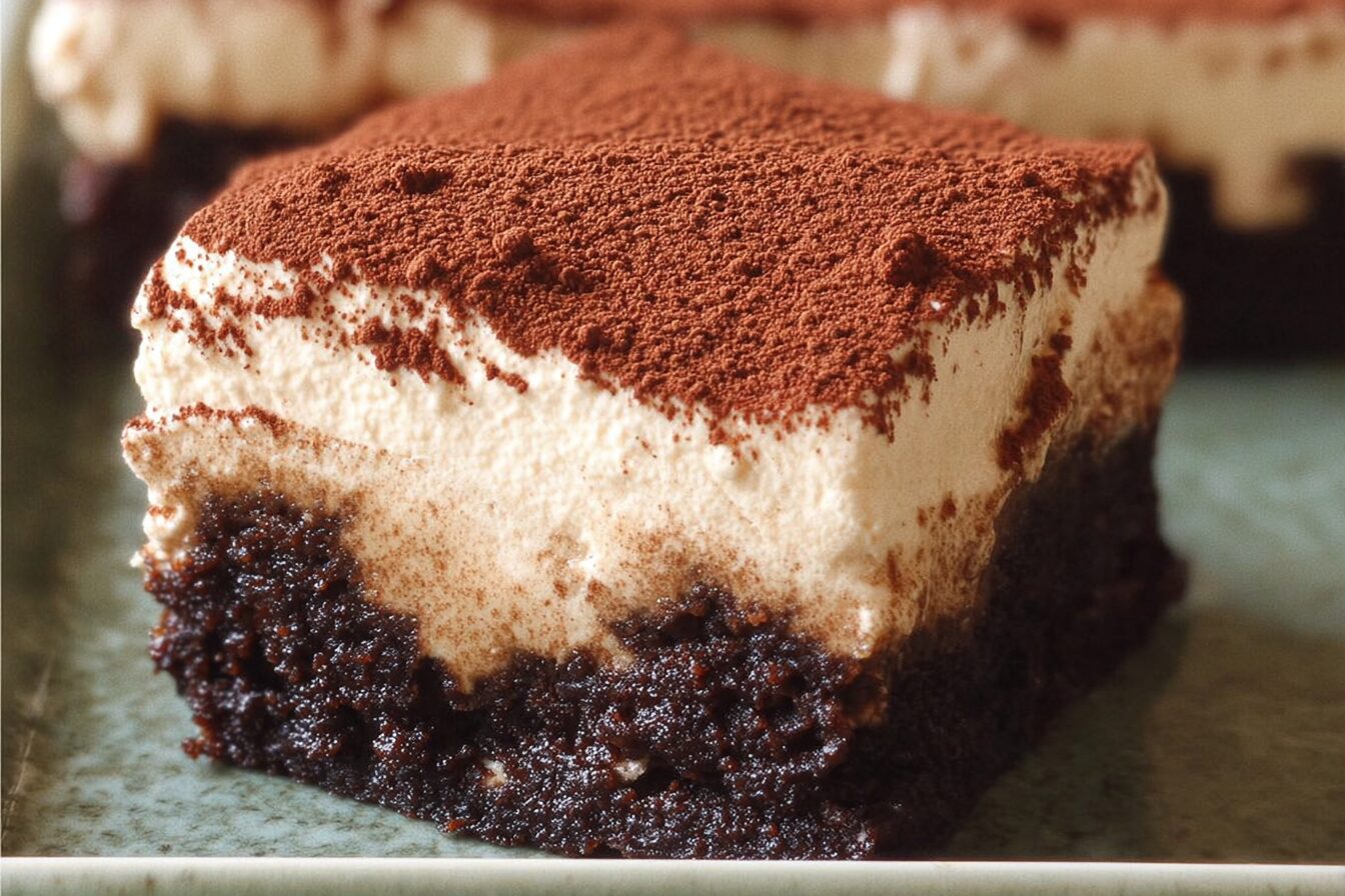 Tiramisu Brownies