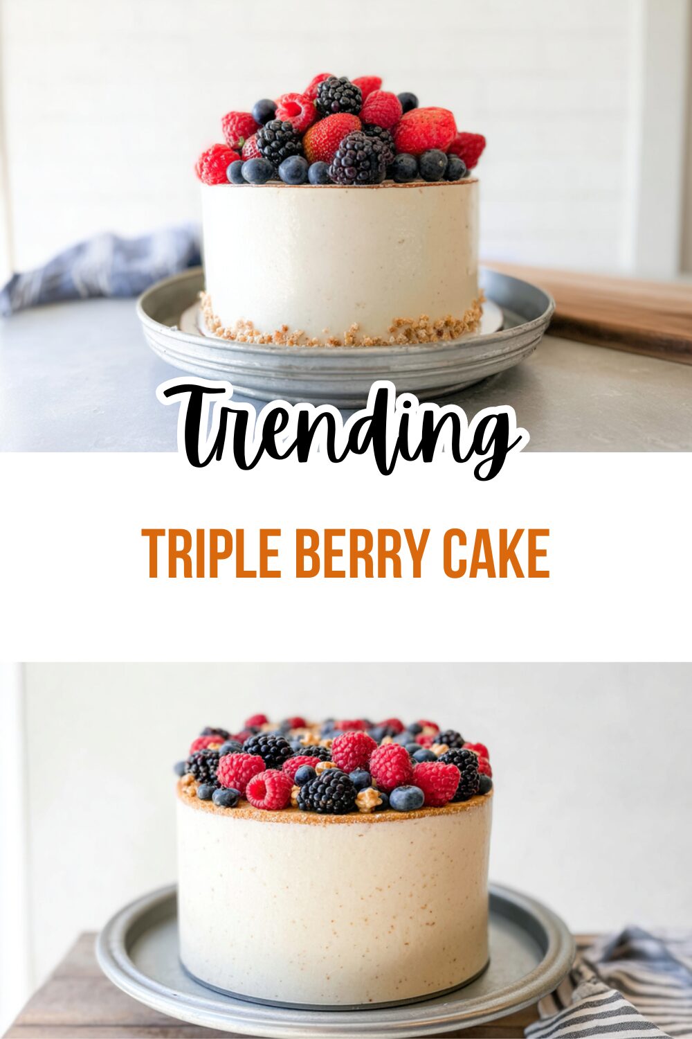 Triple Berry Cake