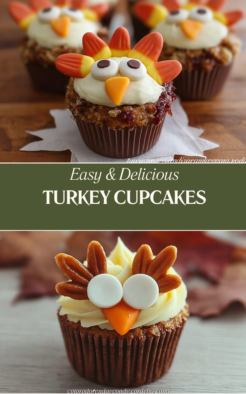 Turkey Cupcakes