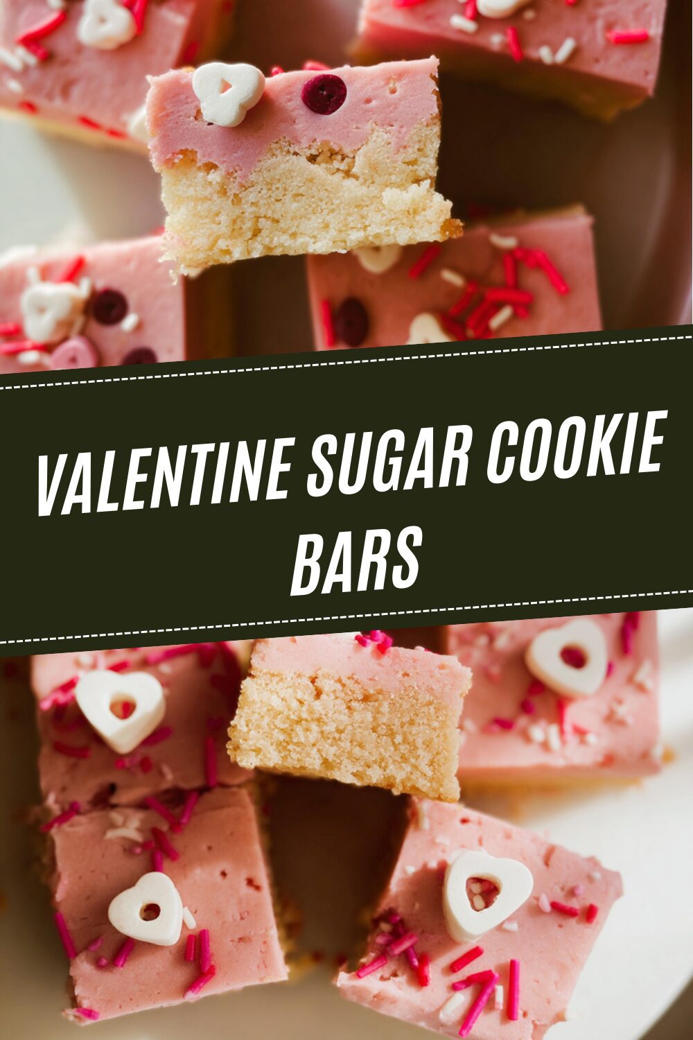 Valentine Sugar Cookie Bars
