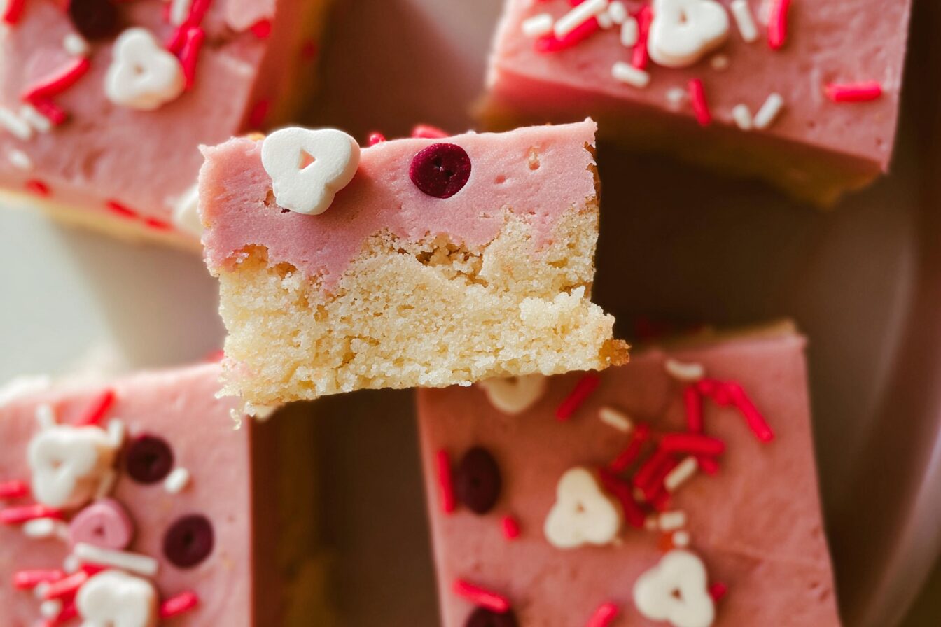 Valentine Sugar Cookie Bars