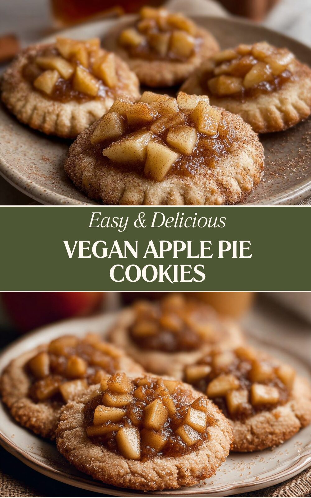 Vegan Apple Pie Cookies