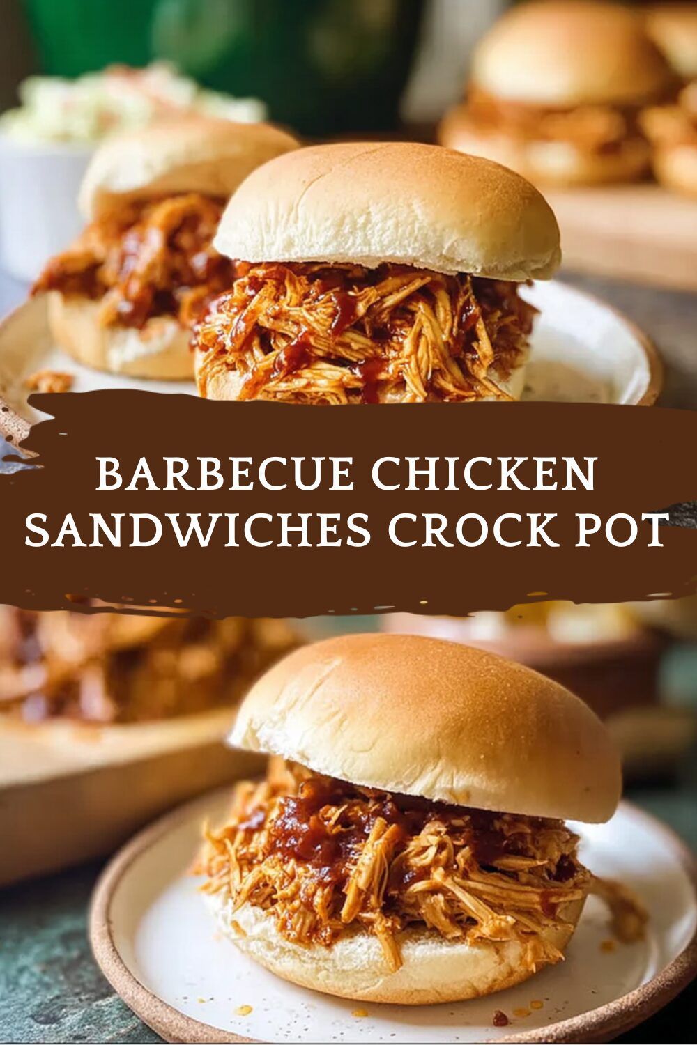 Barbecue Chicken Sandwiches Crock Pot