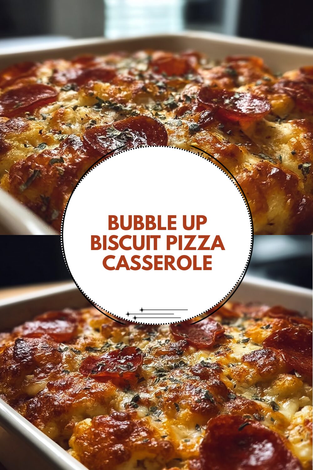 Bubble Up Biscuit Pizza Casserole
