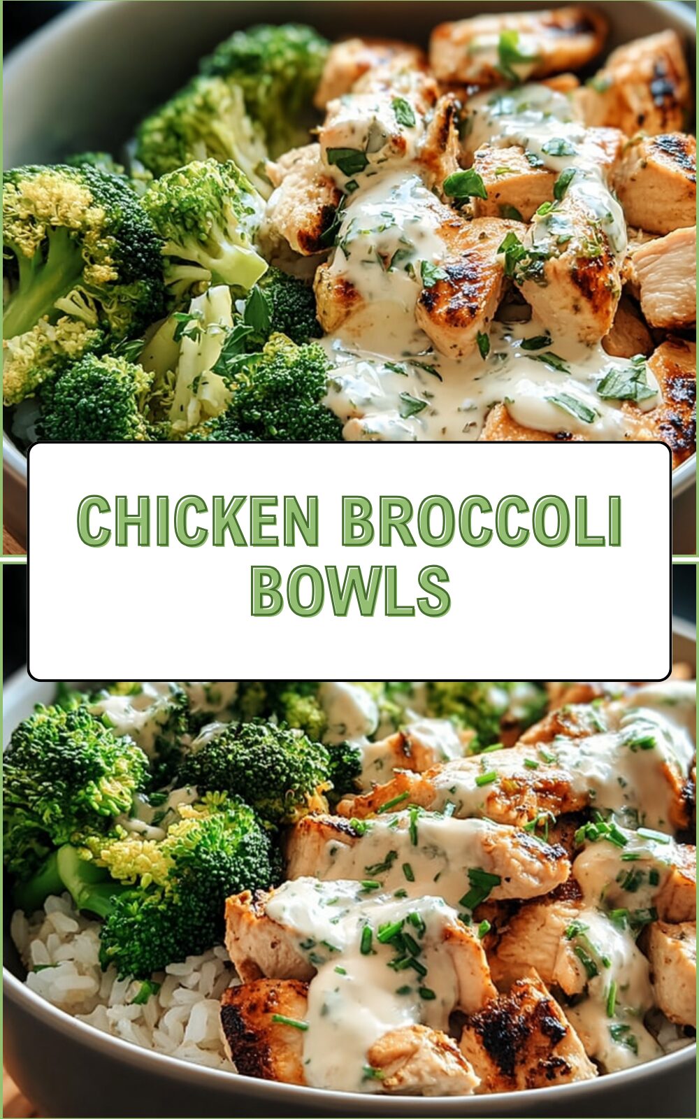 Chicken Broccoli Bowls