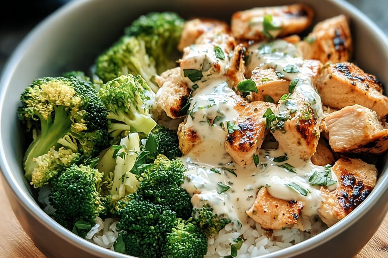 Chicken Broccoli Bowls