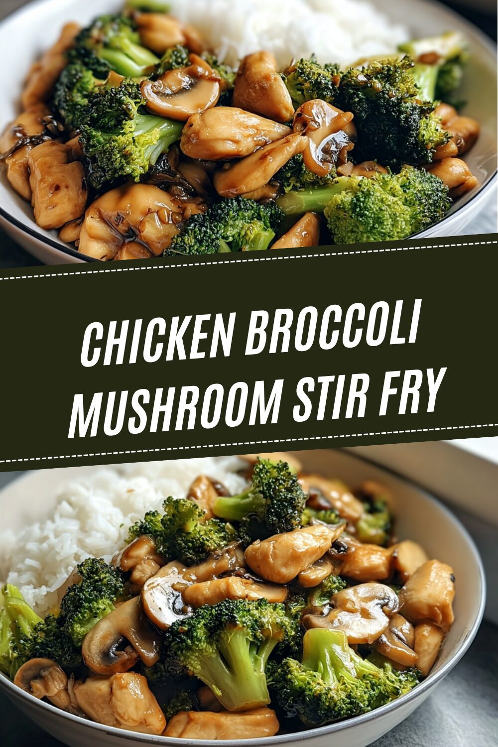 Chicken Broccoli Mushroom Stir Fry