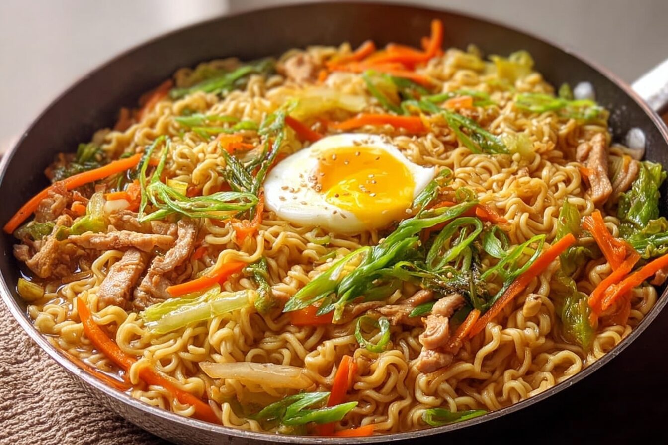 Chicken Vegetable Ramen Noodles