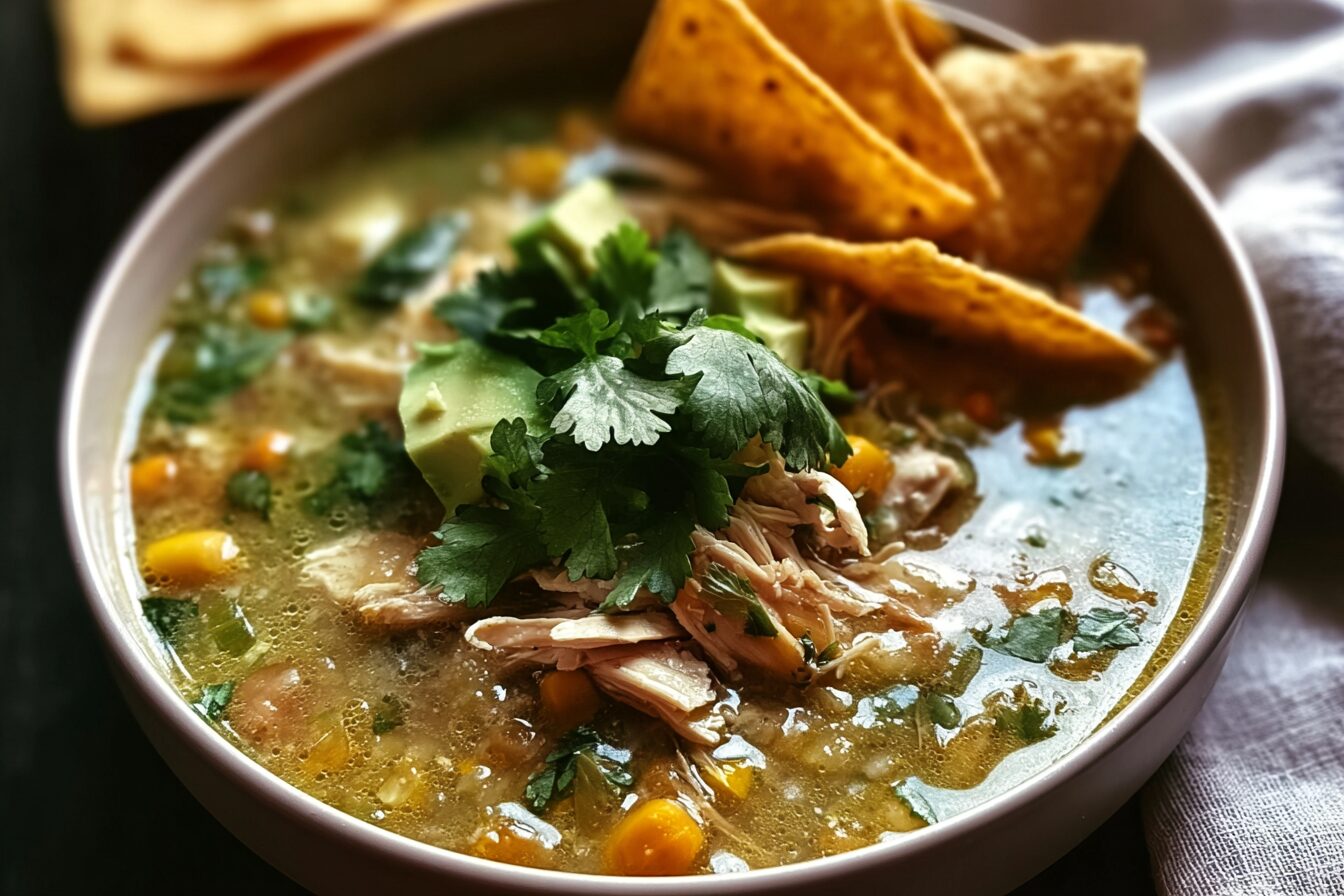 Chicken Verde Tortilla Soup