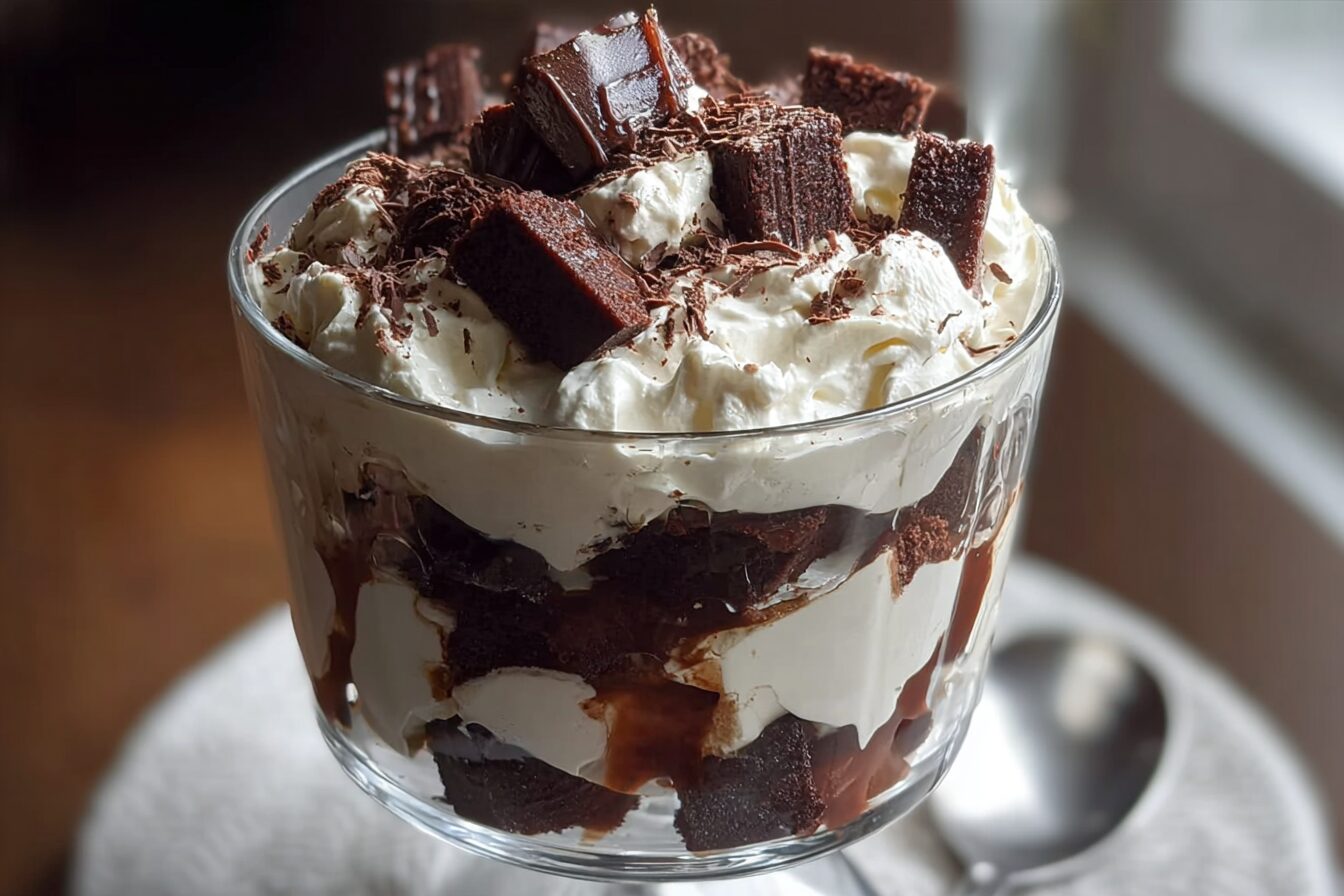Chocolate Brownie Trifle
