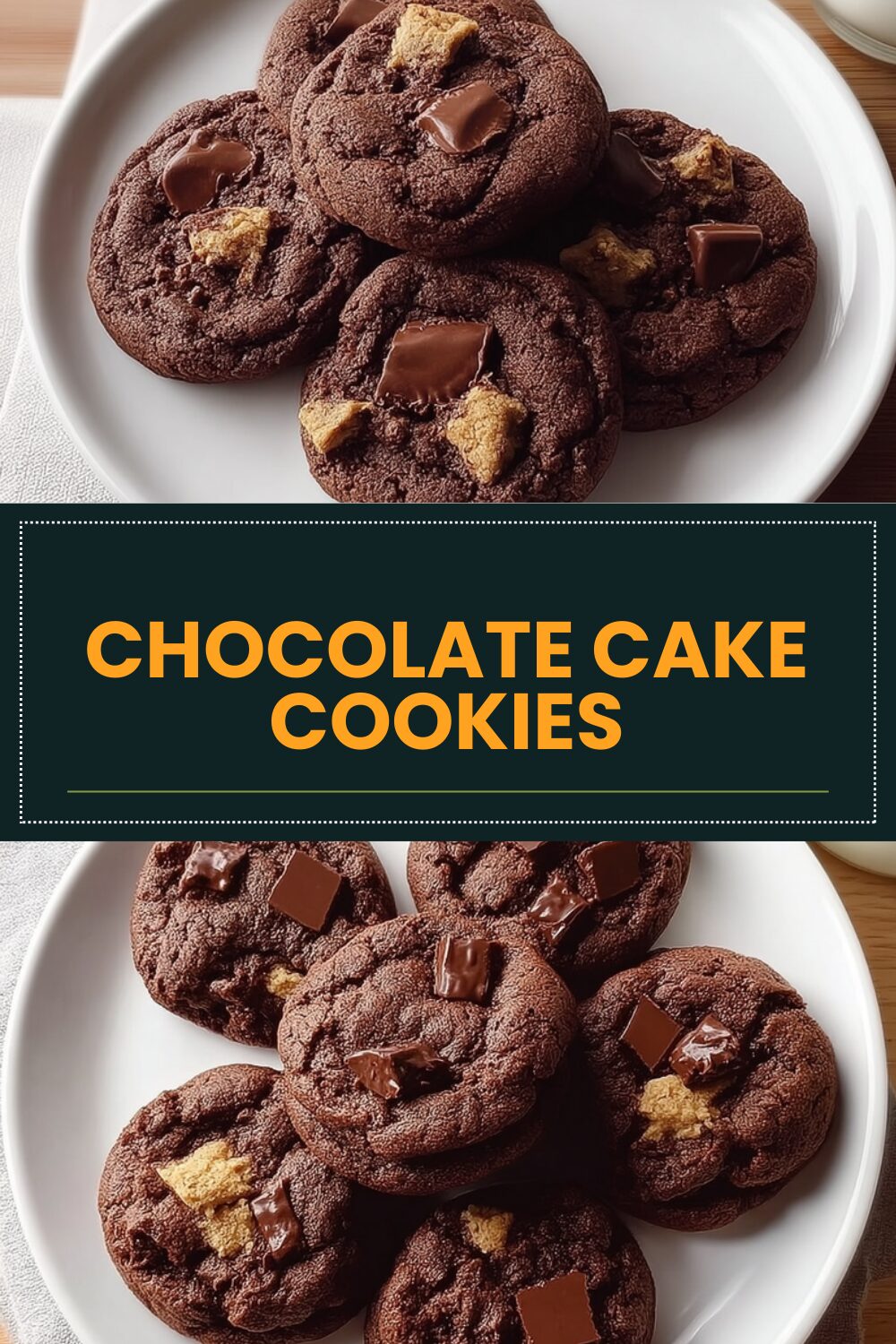 Chocolate Cake Cookies