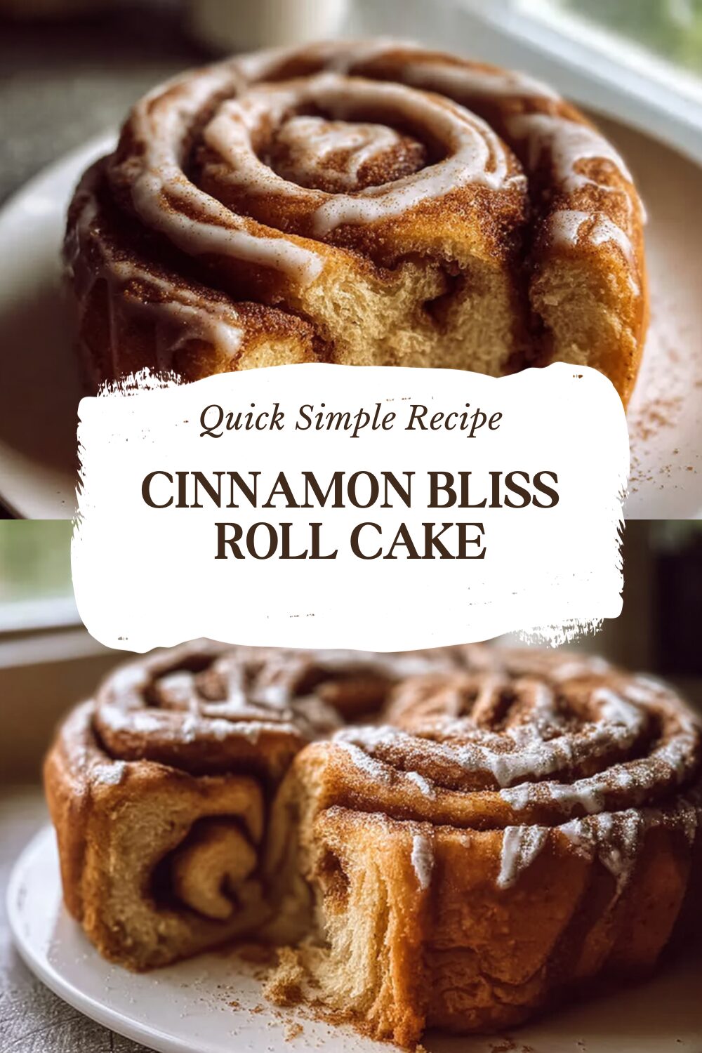 Cinnamon Bliss Roll Cake