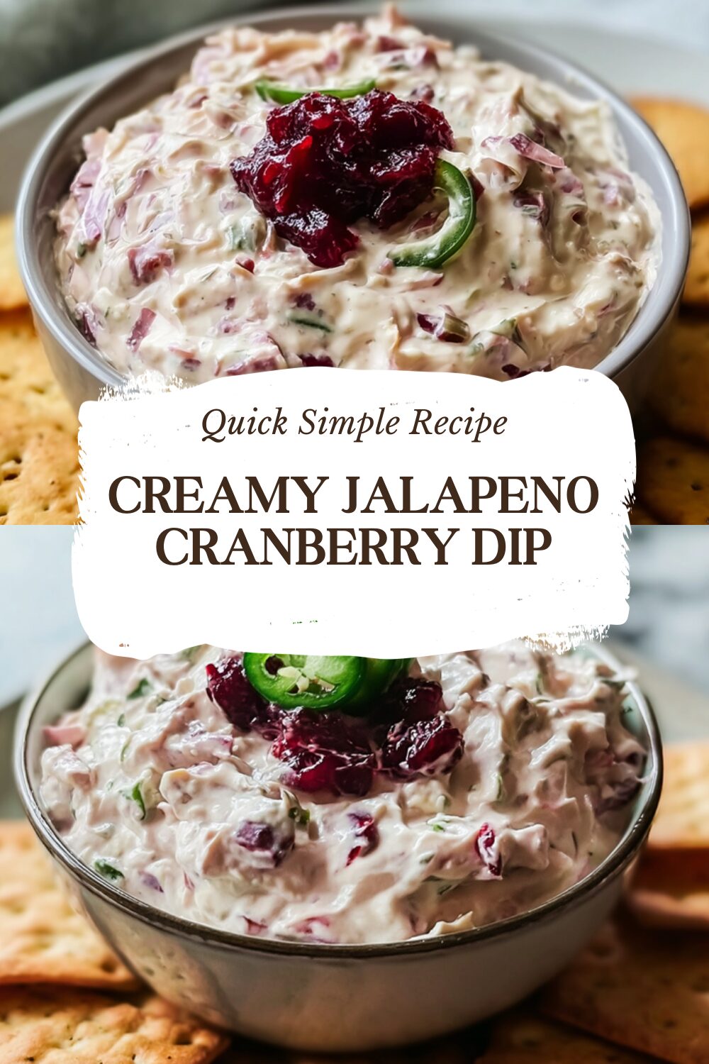 Creamy Jalapeno Cranberry Dip
