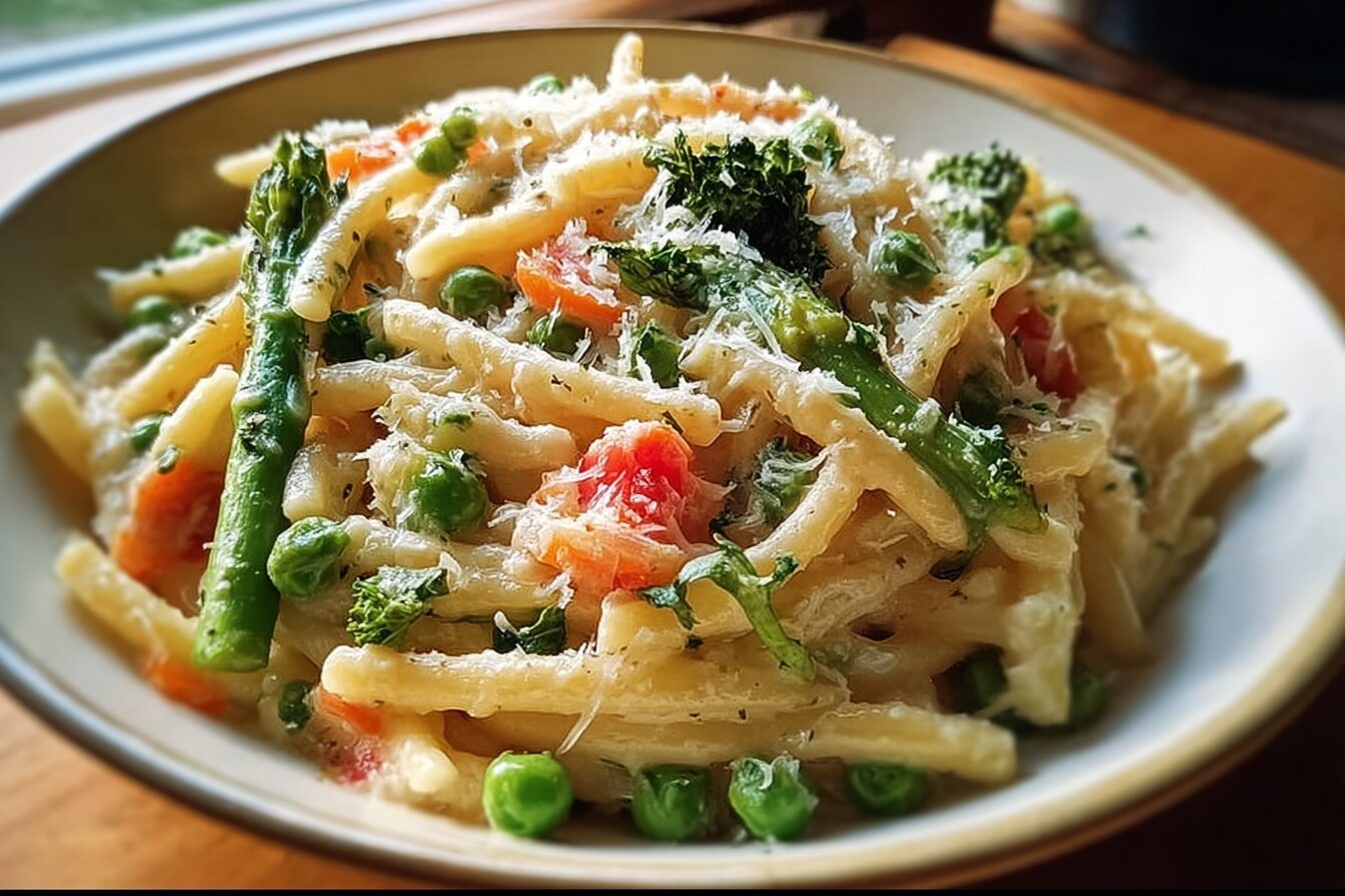 Creamy Pasta Primavera
