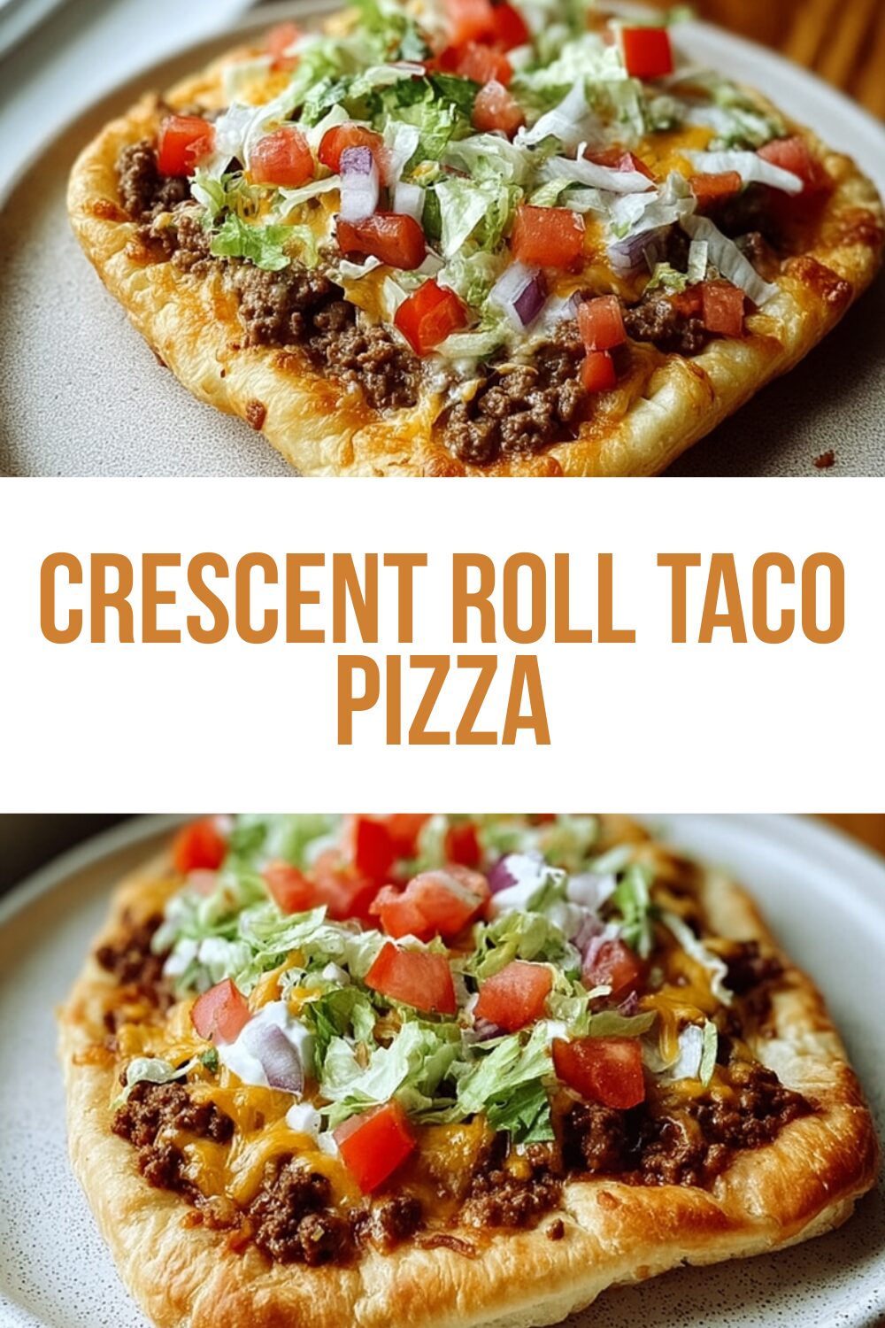 Crescent Roll Taco Pizza