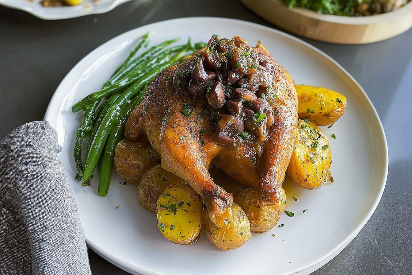 Crispy Cornish Hen