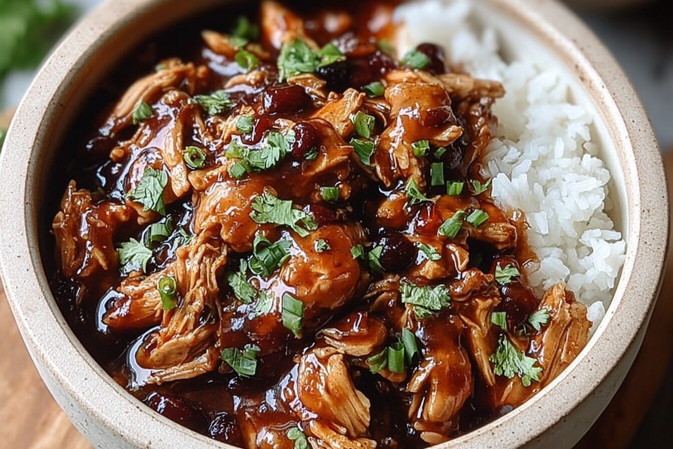 Crock Pot Bourbon Chicken Recipe