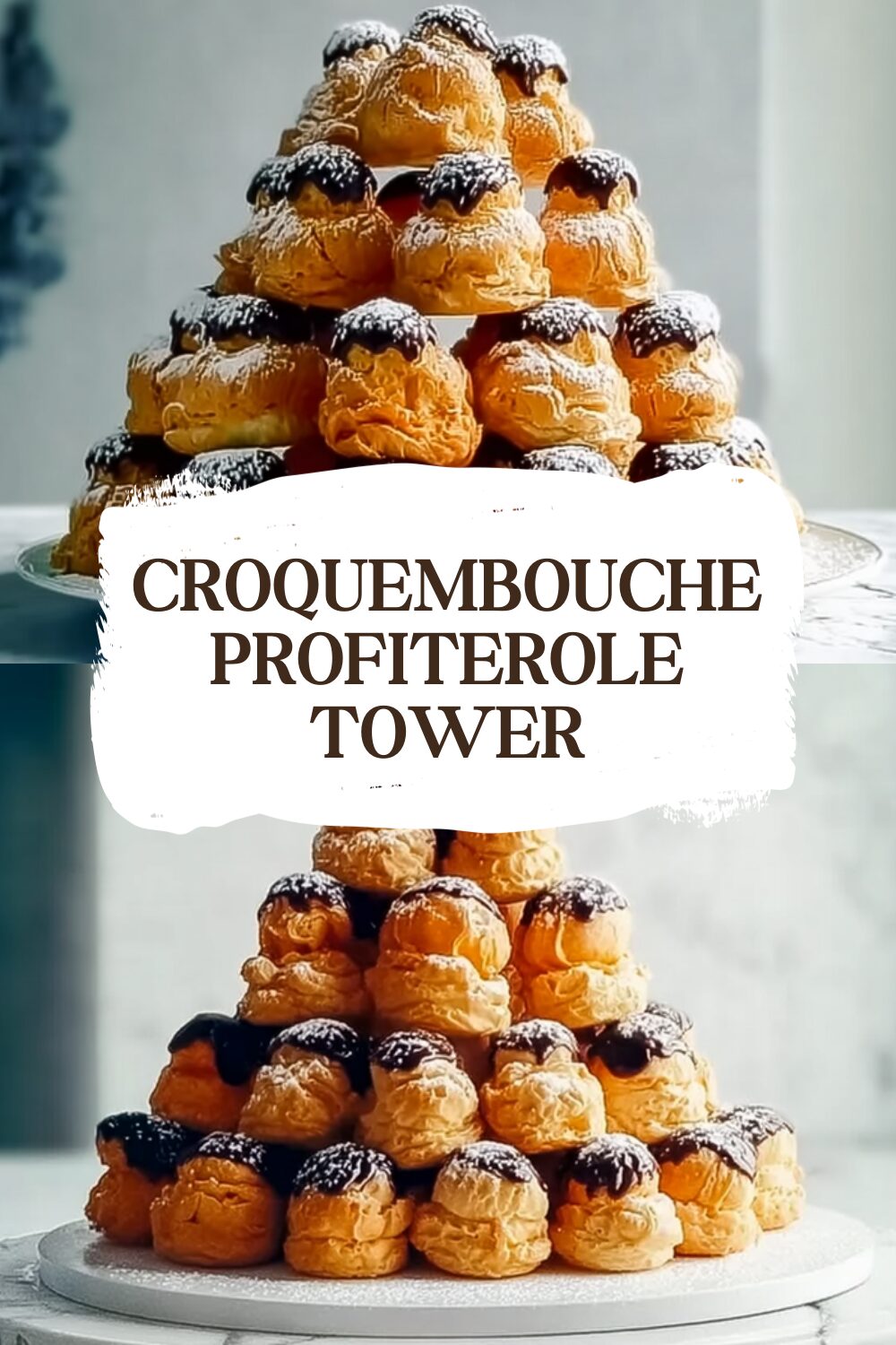 Croquembouche Profiterole Tower