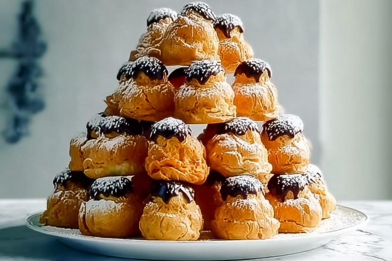 Croquembouche Profiterole Tower