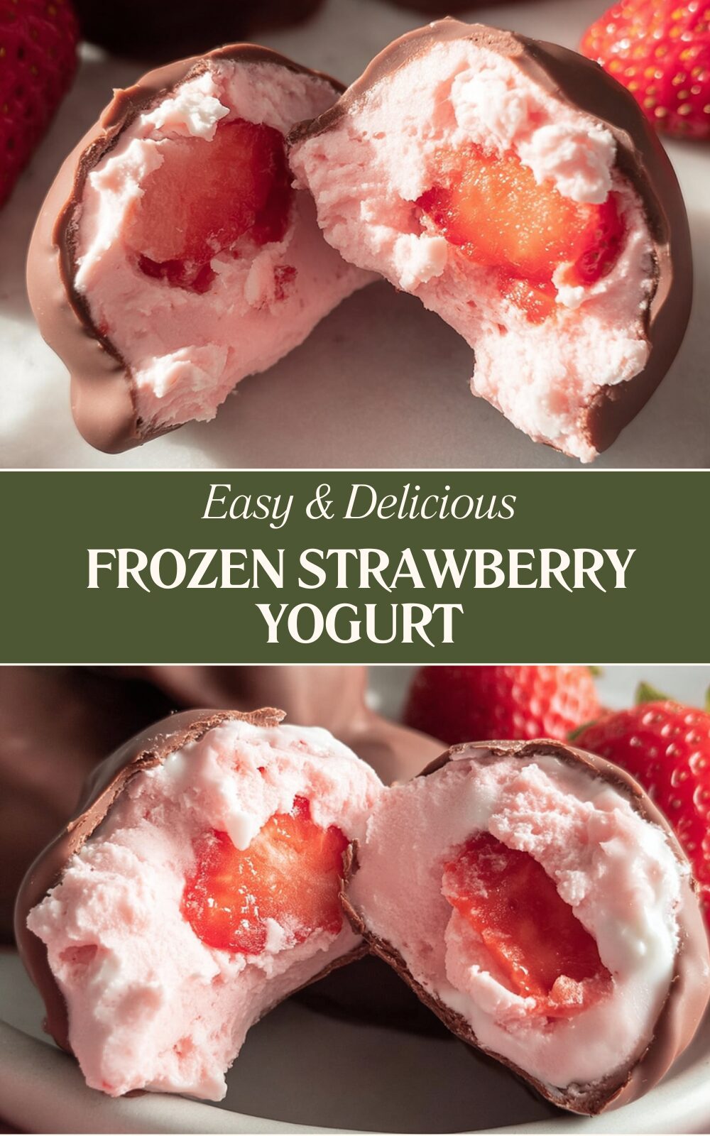 Frozen Strawberry Yogurt