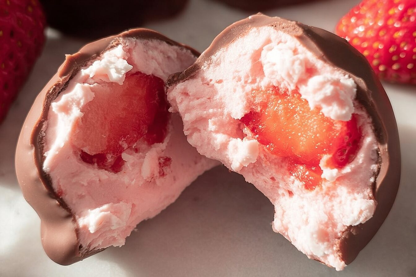 Frozen Strawberry Yogurt
