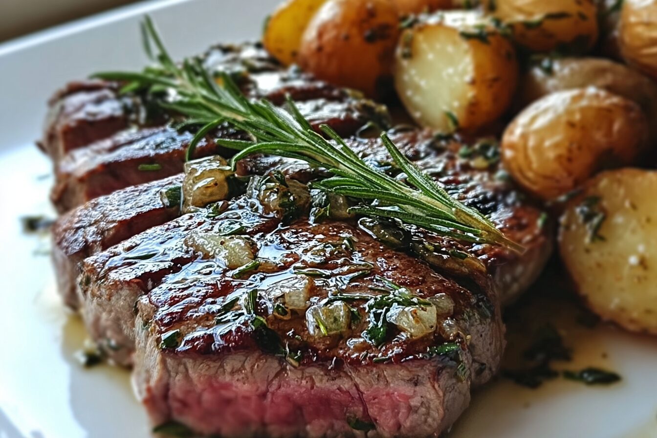 Garlic Herb Steak