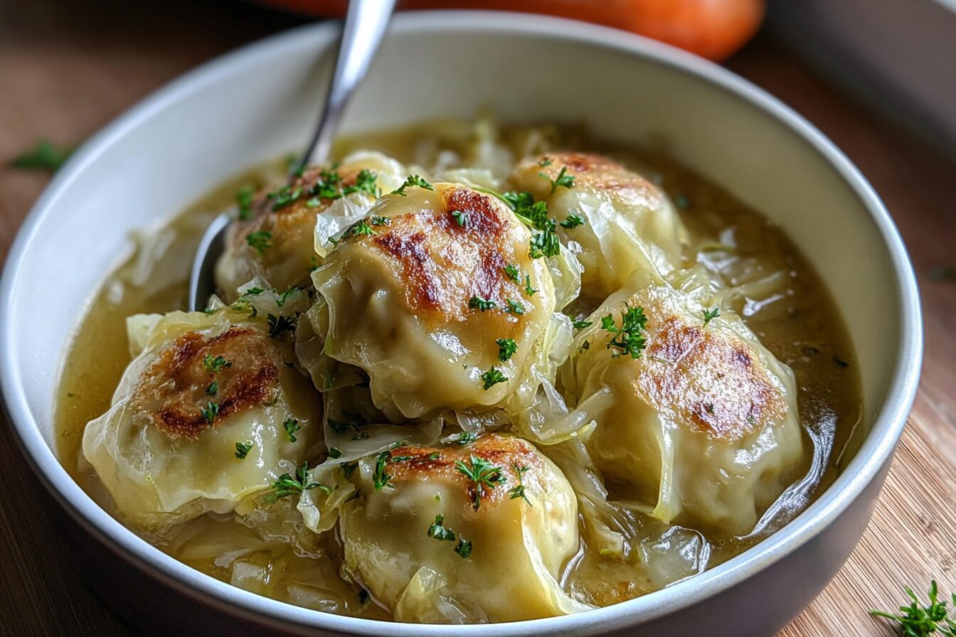 German Cabbage And Dumplings