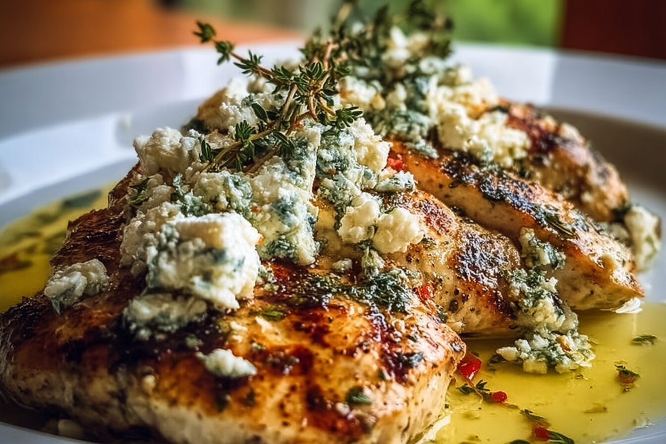 Greek Chicken With Lemon And Feta