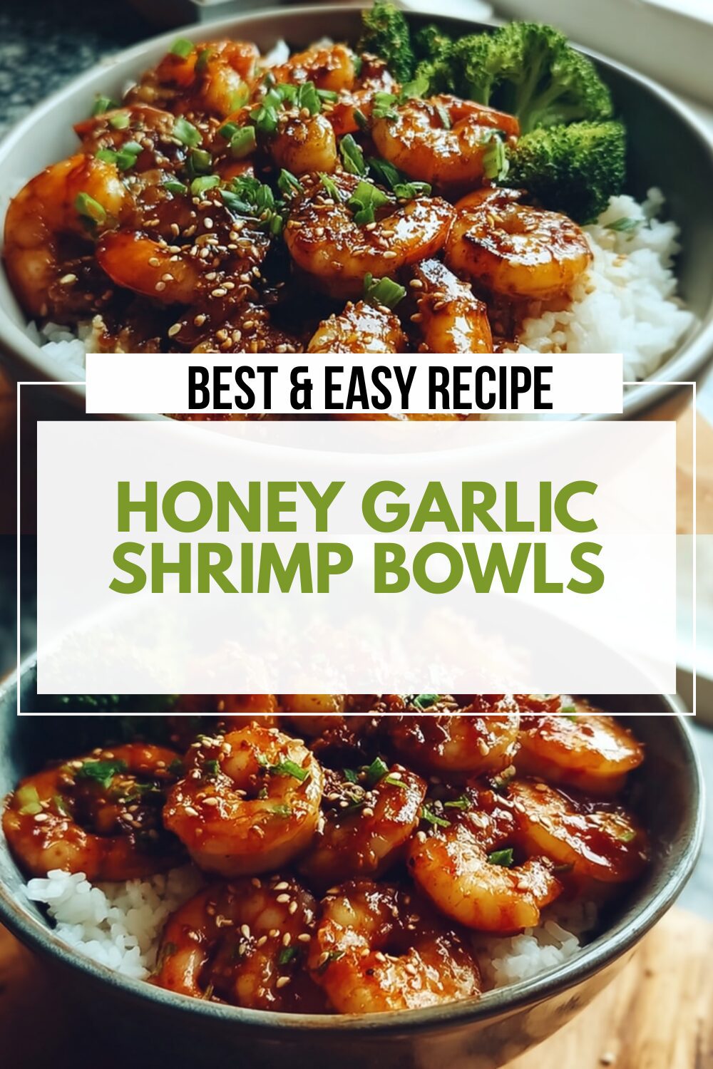 Honey Garlic Shrimp Bowls