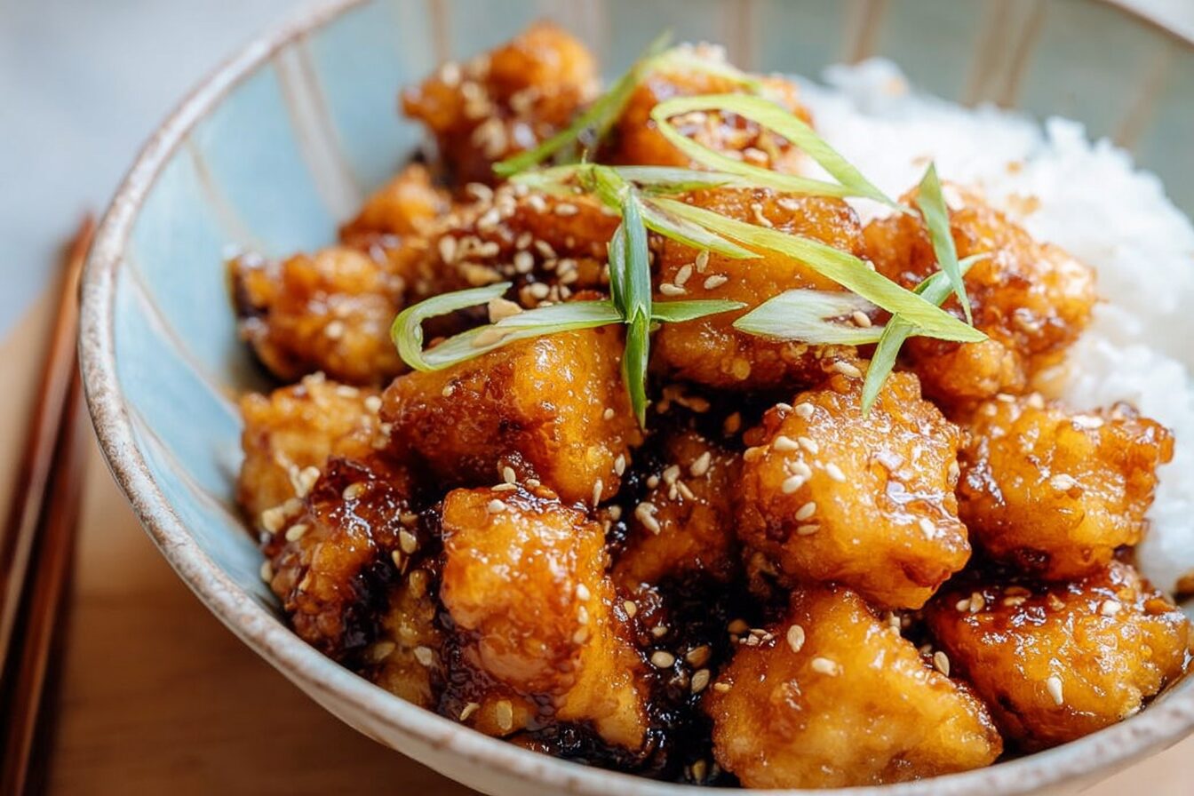 Honey Garlic Tofu