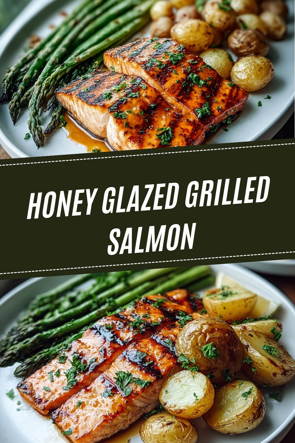 Honey Glazed Grilled Salmon