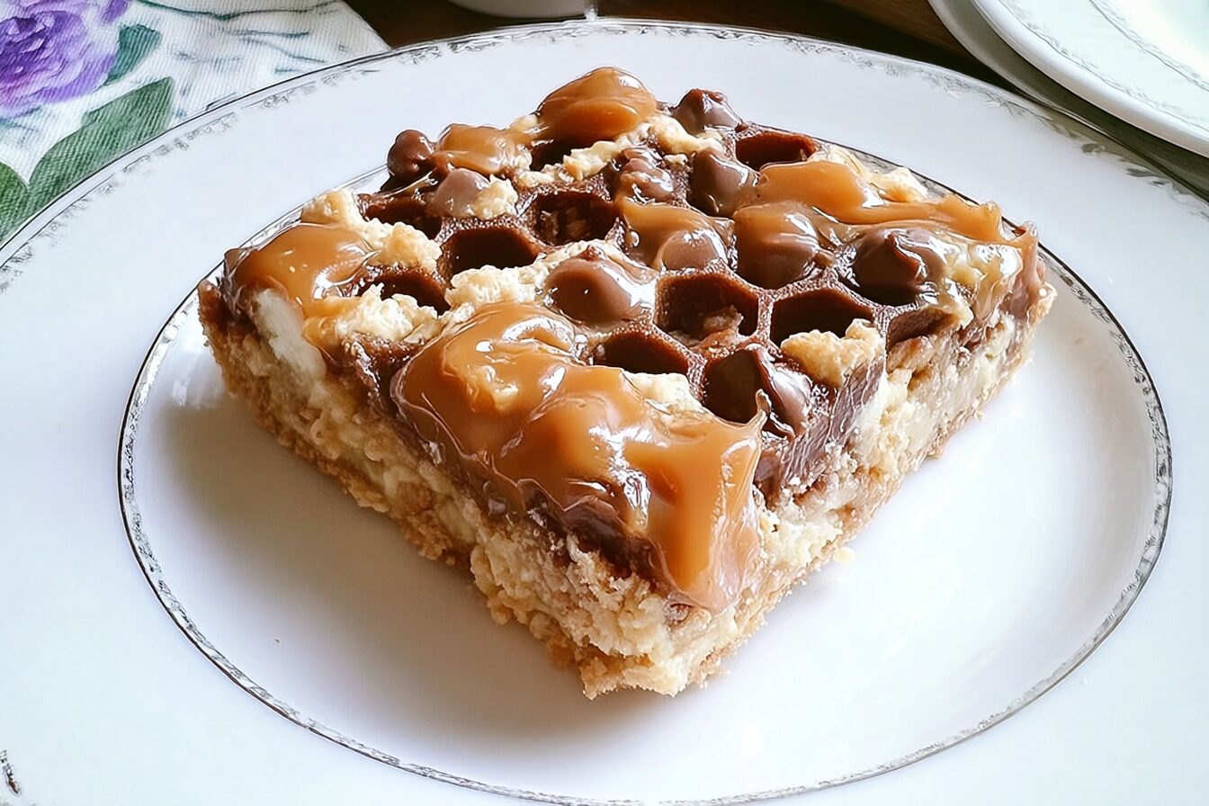 Honeycomb Caramel Tart