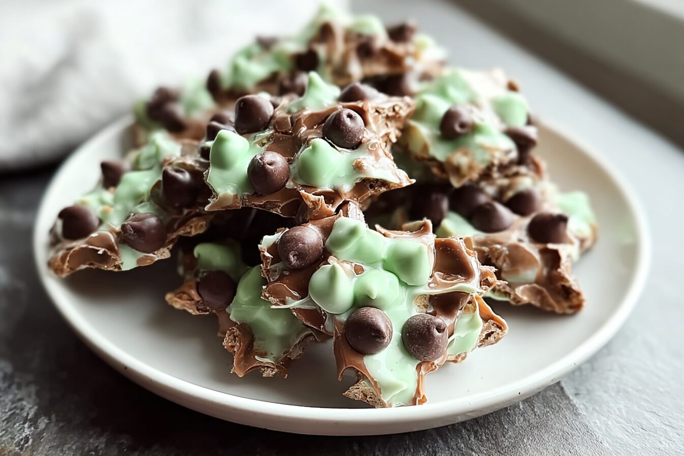 Mint Chocolate Chip Clusters