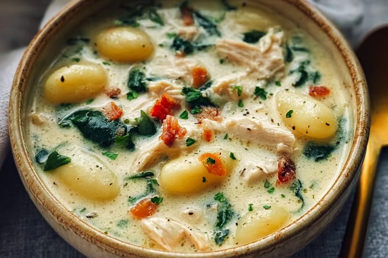 Olive Garden Chicken Gnocchi Soup