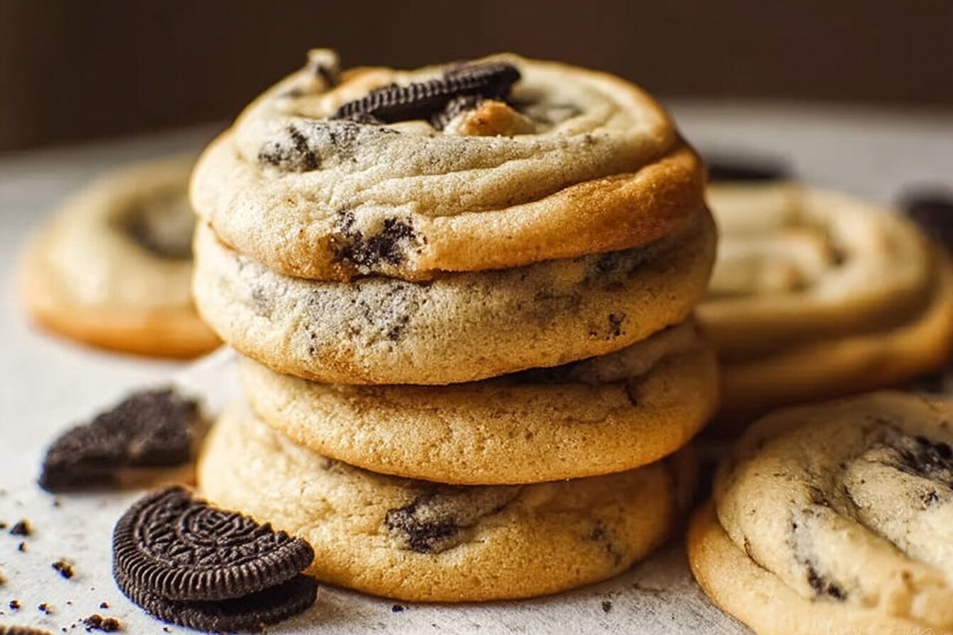 Oreo Stuffed Chocolate Chip Cookies