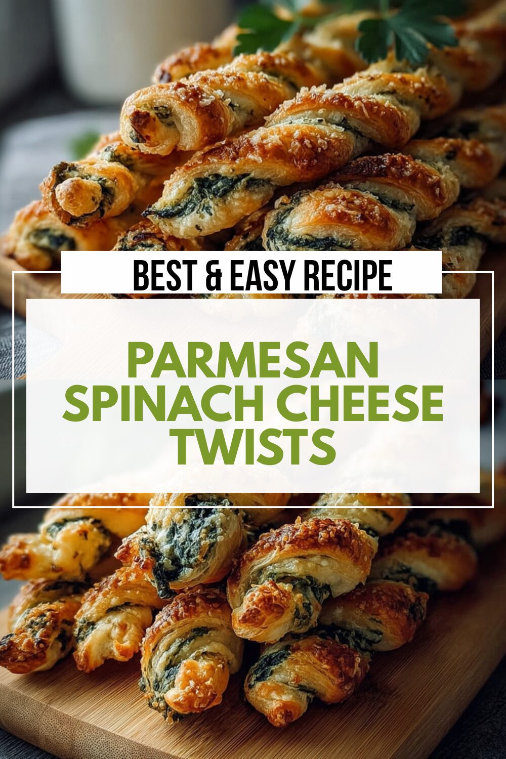 Parmesan Spinach Cheese Twists