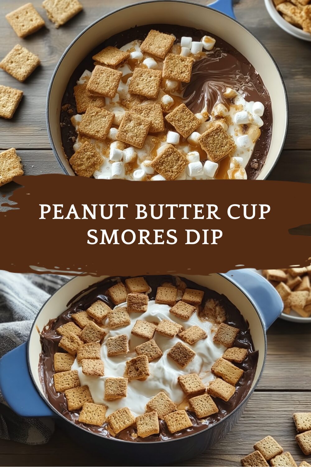 Peanut Butter Cup Smores Dip