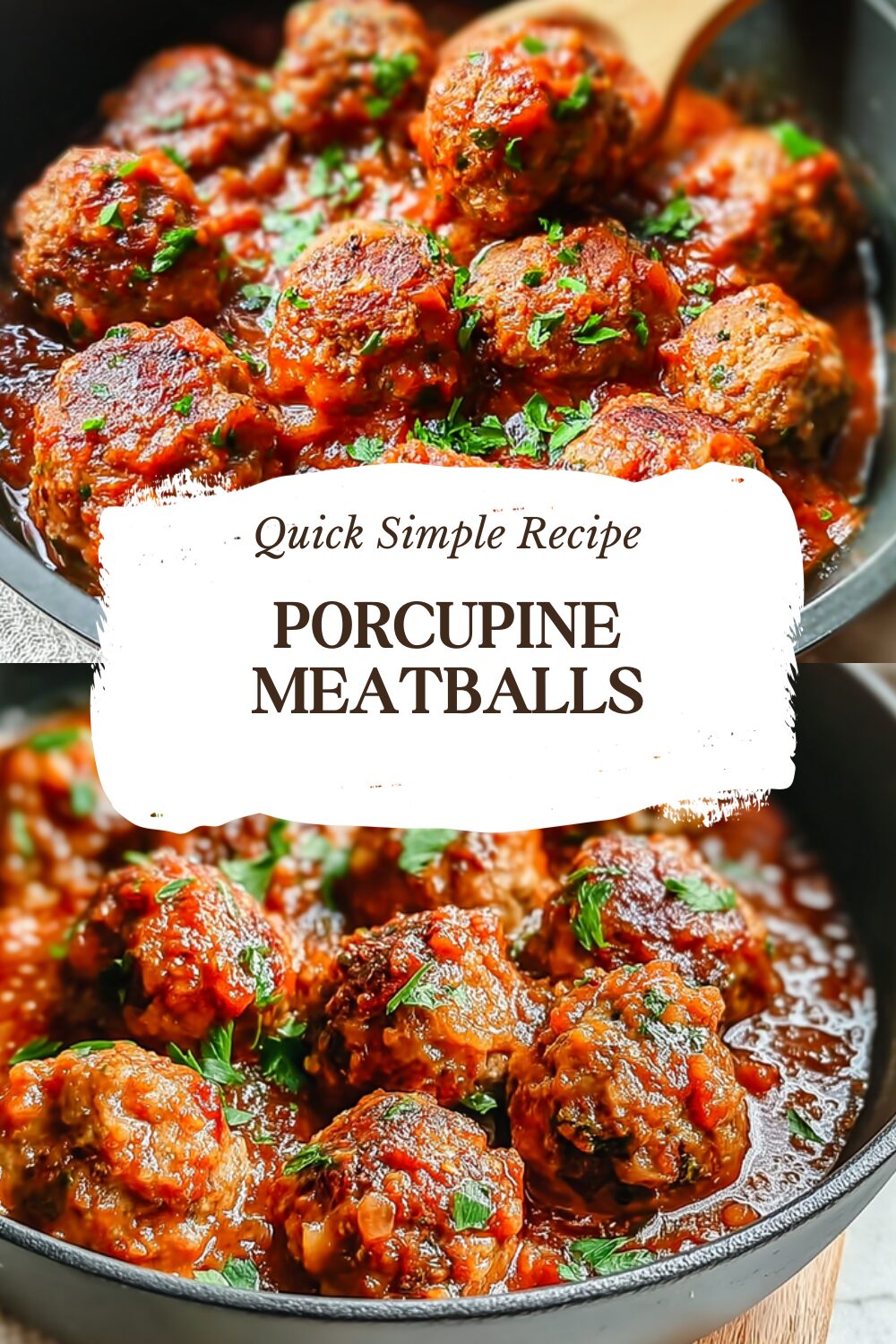 Porcupine Meatballs