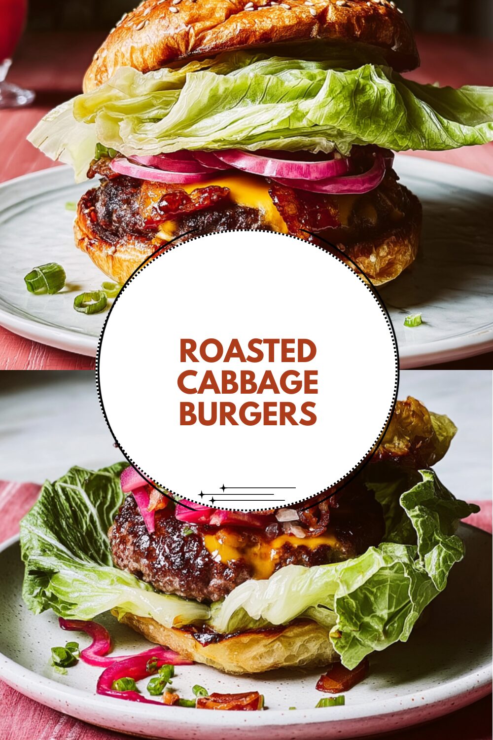 Roasted Cabbage Burgers