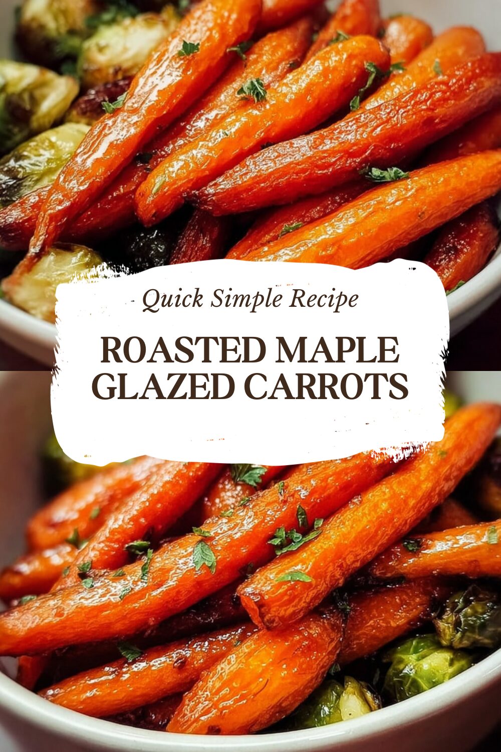 Roasted Maple Glazed Carrots