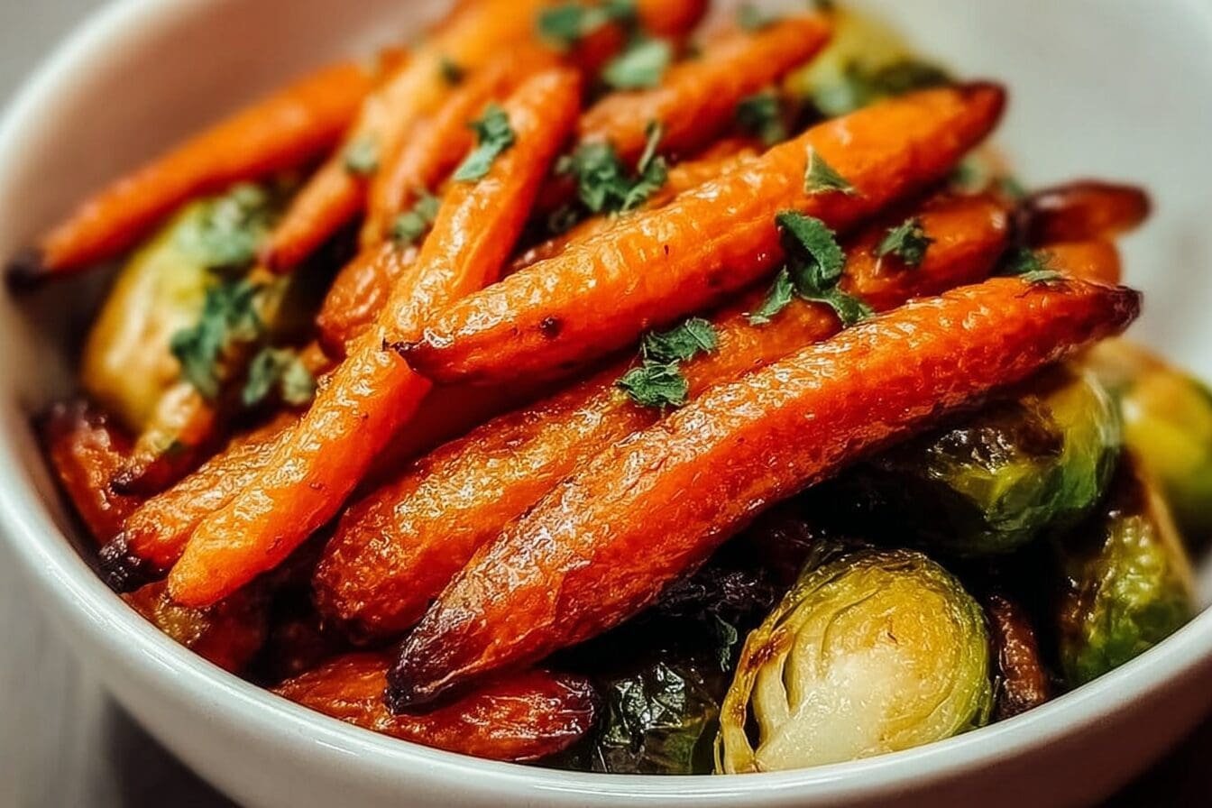 Roasted Maple Glazed Carrots Recipe With Sweet Glaze