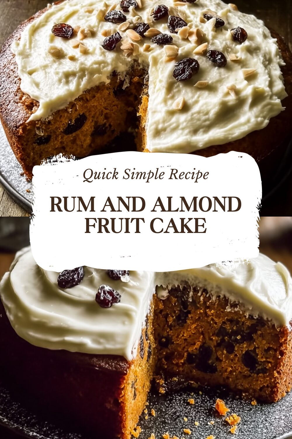Rum And Almond Fruit Cake