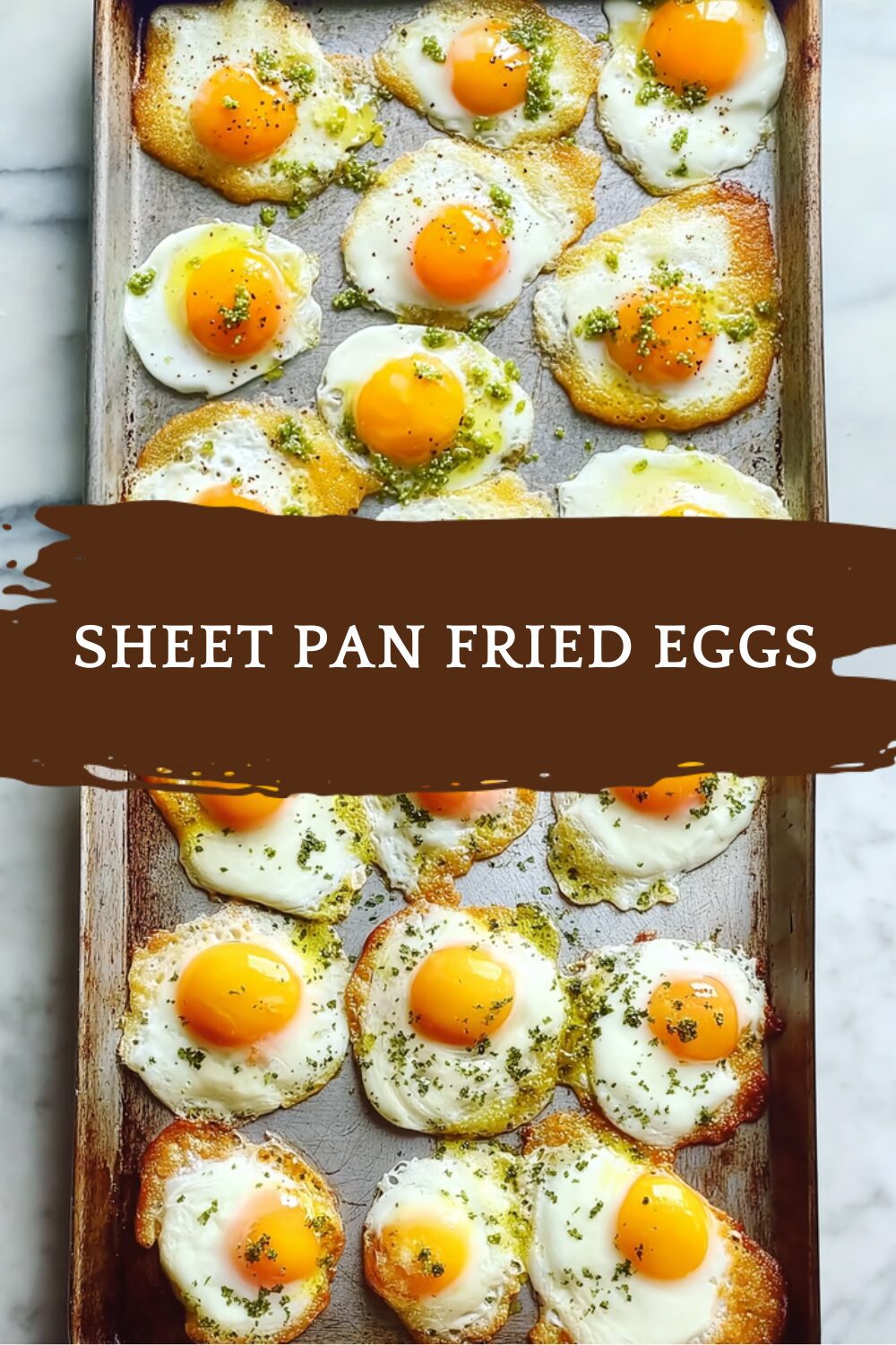 Sheet Pan Fried Eggs