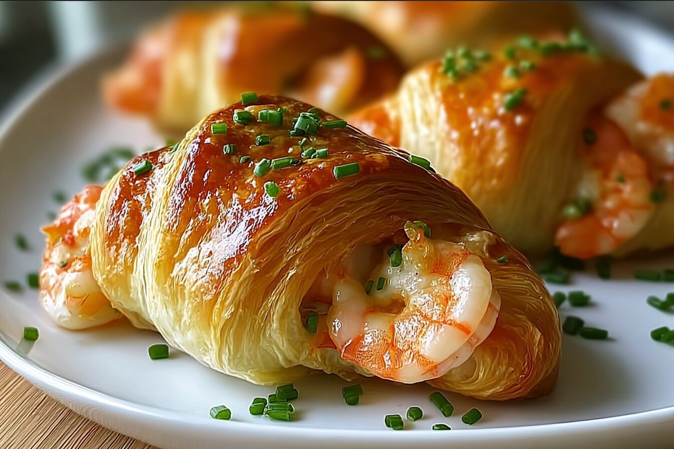 Shrimp Stuffed Croissants