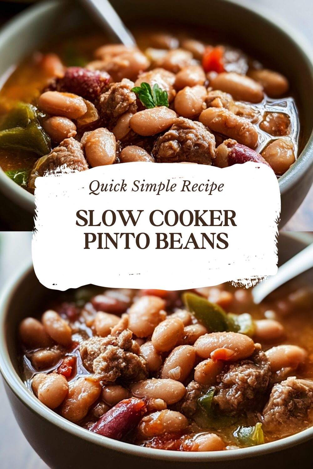 Slow Cooker Pinto Beans