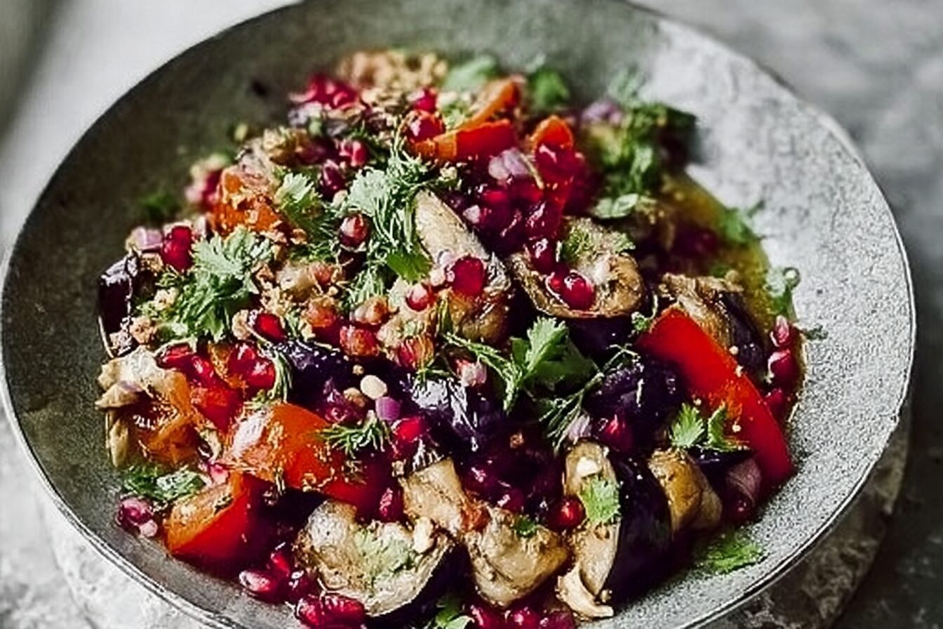 Smoked Aubergine Salad