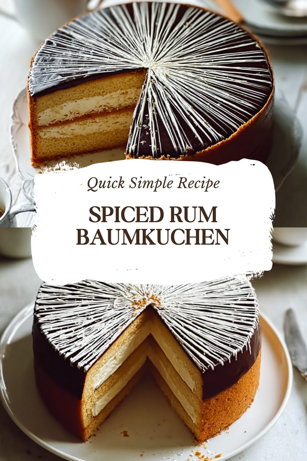 Spiced Rum Baumkuchen